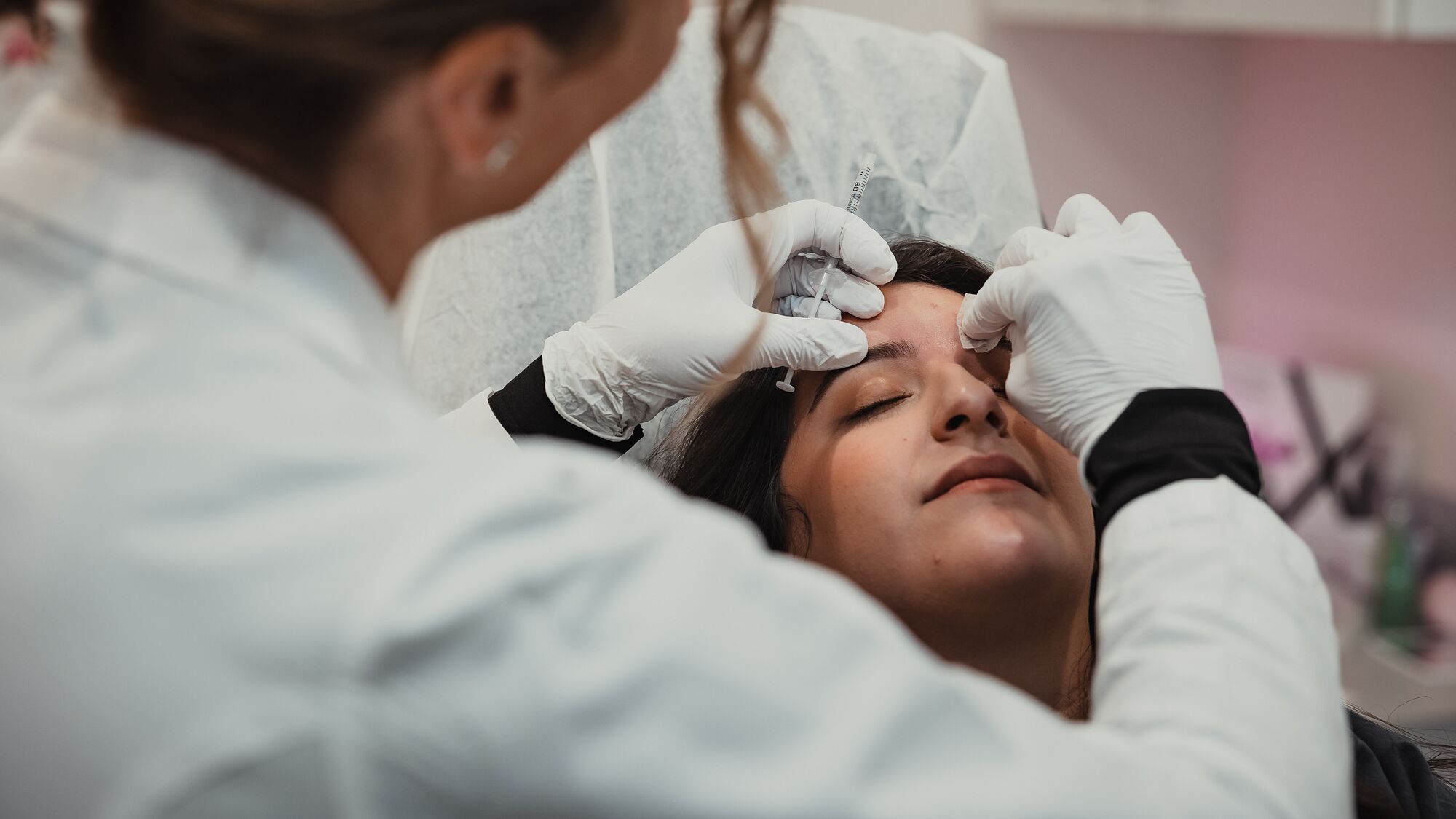 Botox injection at Skin Lab Med Spa in Falls Church, VA