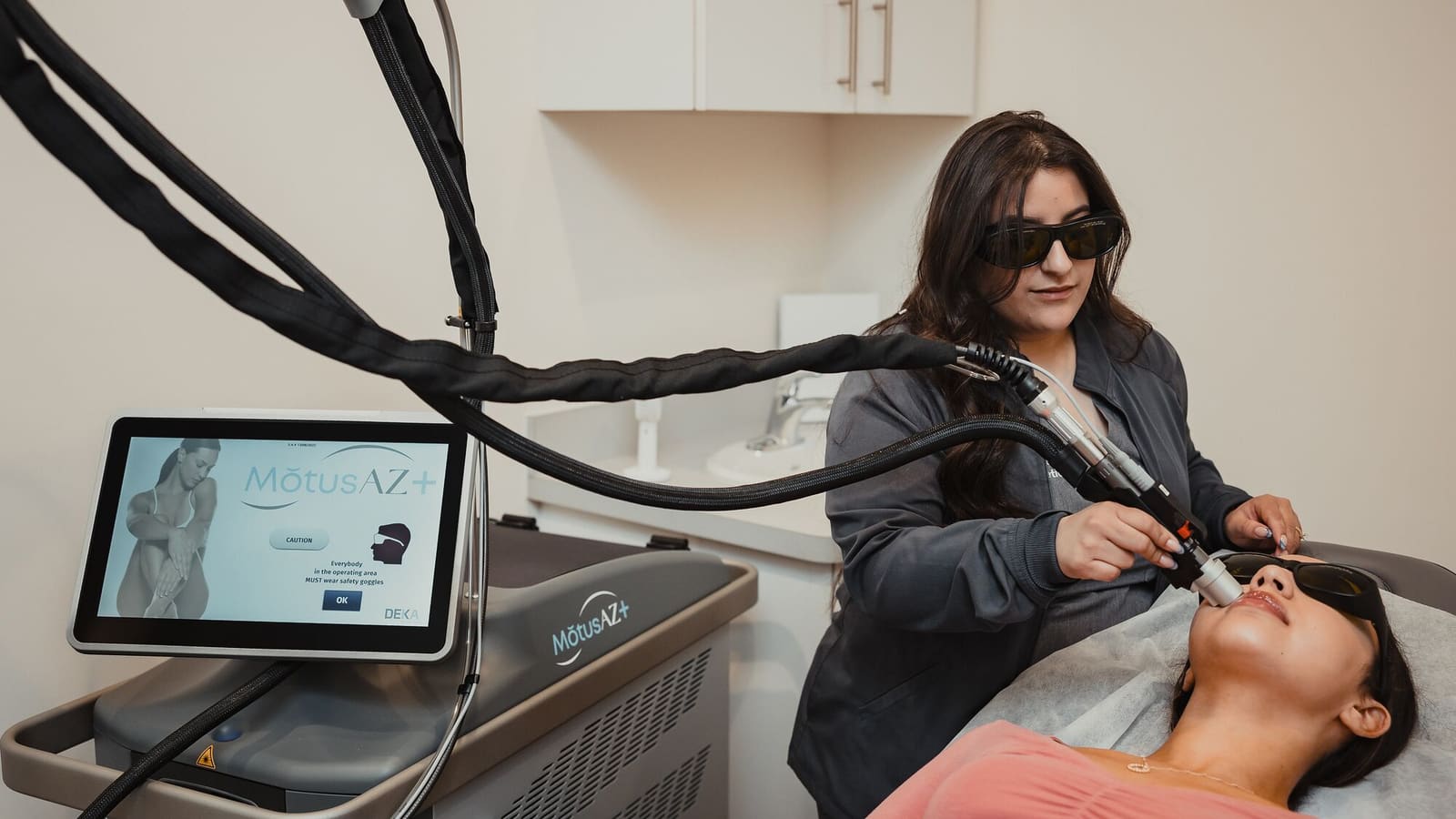 Motus AZ+ laser hair removal at Skin Lab Med Spa in Falls Church, VA