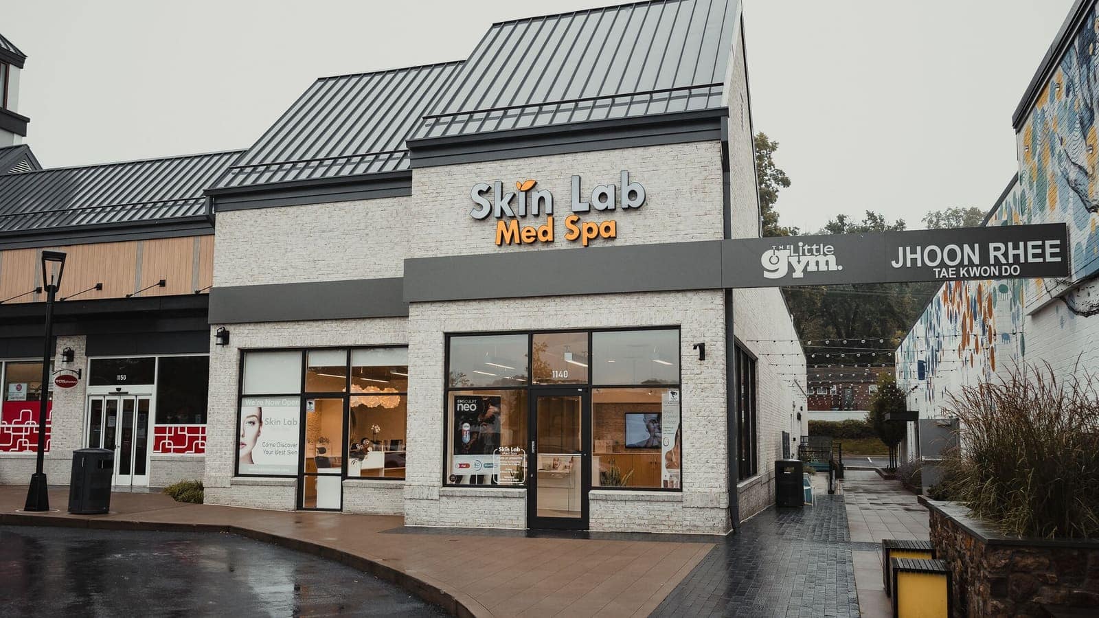 Skin Lab Med Spa storefront at 1140 W Broad St, Falls Church, VA